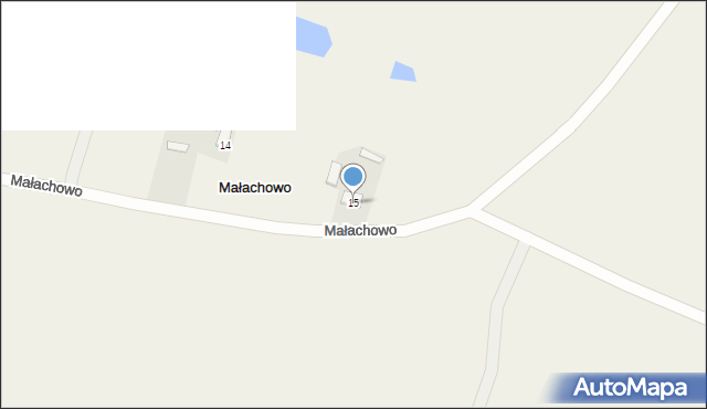 Małachowo, Małachowo, 15, mapa Małachowo