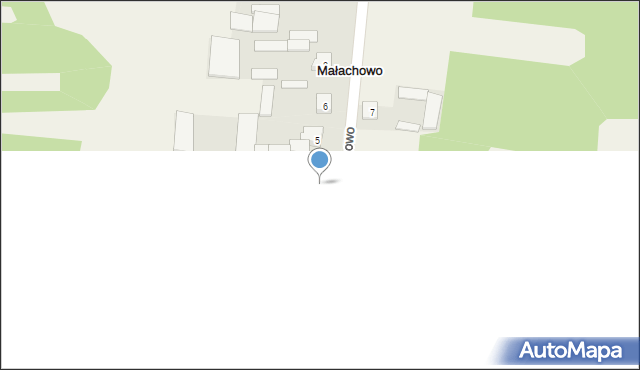 Małachowo, Małachowo, 4, mapa Małachowo