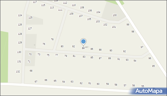 Malanów, Malanów, 84, mapa Malanów