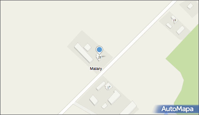 Malary, Malary, 18, mapa Malary