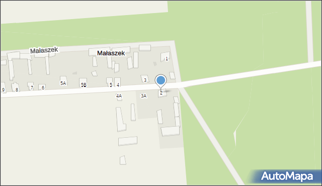 Małaszek, Małaszek, 2, mapa Małaszek