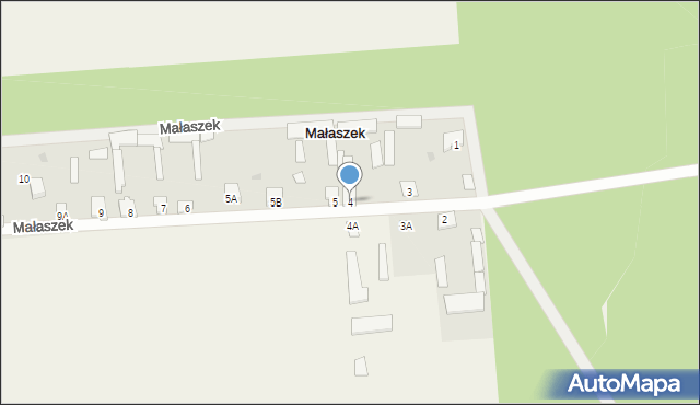 Małaszek, Małaszek, 4, mapa Małaszek