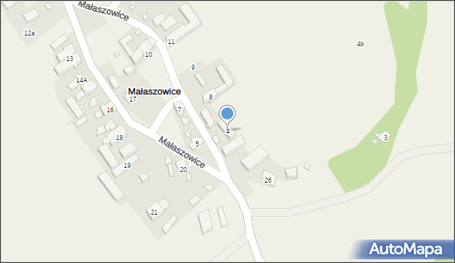 Małaszowice, Małaszowice, 4, mapa Małaszowice