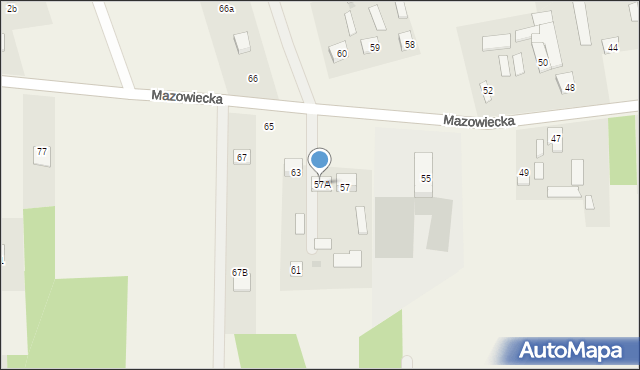 Malcanów, Mazowiecka, 57A, mapa Malcanów
