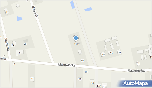 Malcanów, Mazowiecka, 66a, mapa Malcanów