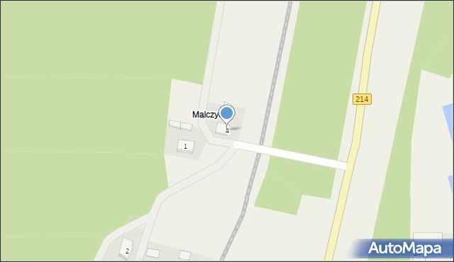 Malczyce, Malczyce, 4, mapa Malczyce