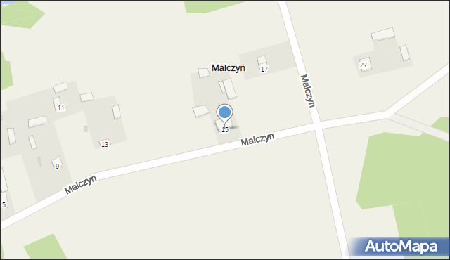 Malczyn, Malczyn, 15, mapa Malczyn