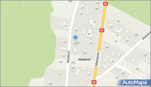 Maldanin, Maldanin, 20d, mapa Maldanin