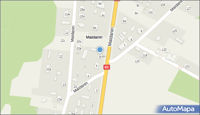 Maldanin, Maldanin, 6, mapa Maldanin