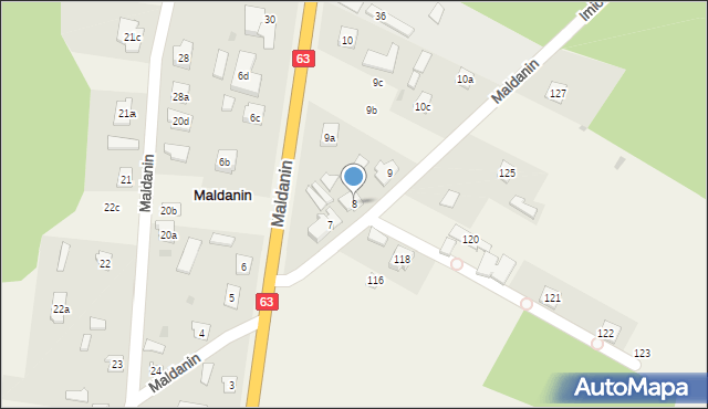 Maldanin, Maldanin, 8, mapa Maldanin