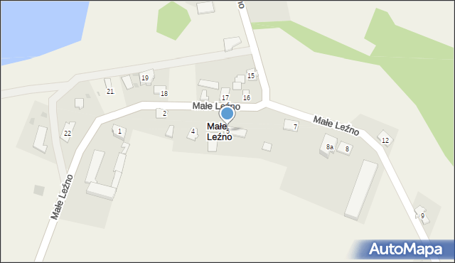 Małe Leźno, Małe Leźno, 5, mapa Małe Leźno