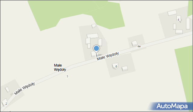 Małe Wędoły, Małe Wędoły, 3, mapa Małe Wędoły