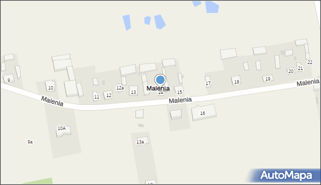 Malenia, Malenia, 14, mapa Malenia