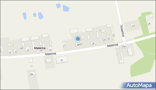Malenia, Malenia, 18, mapa Malenia