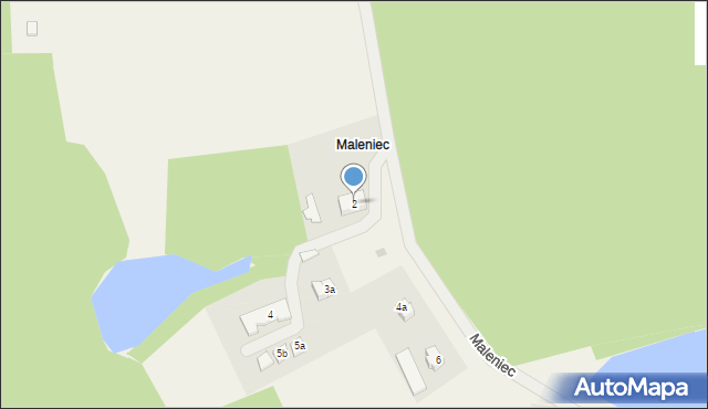 Maleniec, Maleniec, 2, mapa Maleniec