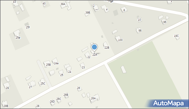 Maleniska, Maleniska, 22A, mapa Maleniska