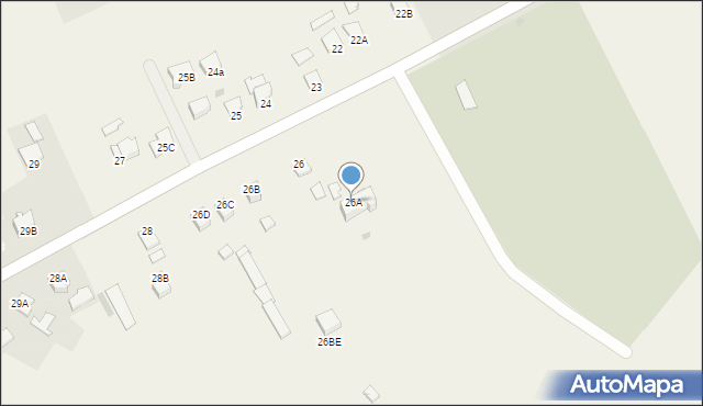 Maleniska, Maleniska, 26A, mapa Maleniska