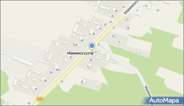 Malewszczyzna, Malewszczyzna, 37, mapa Malewszczyzna