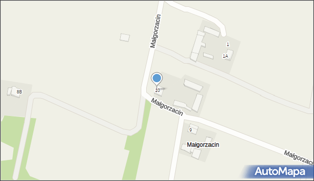 Małgorzacin, Małgorzacin, 10, mapa Małgorzacin