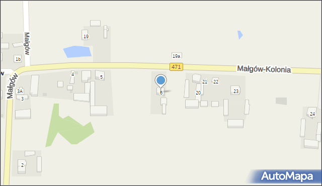 Małgów, Małgów, 6, mapa Małgów