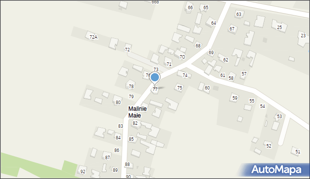 Malinie, Malinie, 77, mapa Malinie