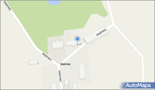 Maliniec, Maliniec, 4, mapa Maliniec