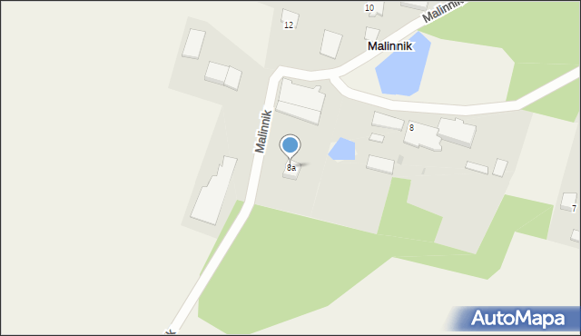 Malinnik, Malinnik, 8a, mapa Malinnik