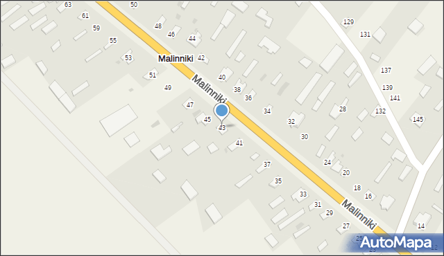 Malinniki, Malinniki, 43, mapa Malinniki