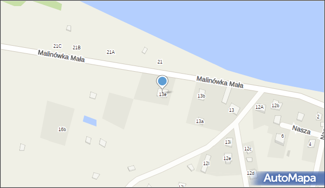 Malinówka Wielka, Malinówka Wielka, 13e, mapa Malinówka Wielka