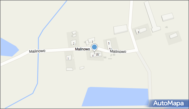 Malinowo, Malinowo, 4a, mapa Malinowo