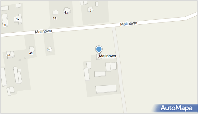 Malinowo, Malinowo, 4, mapa Malinowo