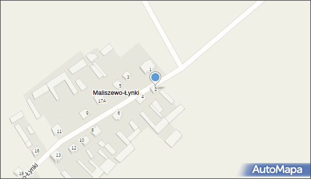 Maliszewo-Łynki, Maliszewo-Łynki, 2, mapa Maliszewo-Łynki