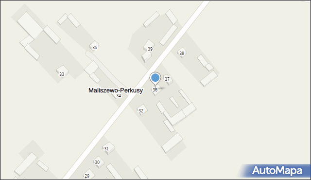 Maliszewo-Perkusy, Maliszewo-Perkusy, 36, mapa Maliszewo-Perkusy