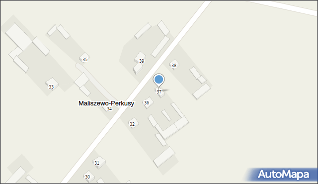 Maliszewo-Perkusy, Maliszewo-Perkusy, 37, mapa Maliszewo-Perkusy