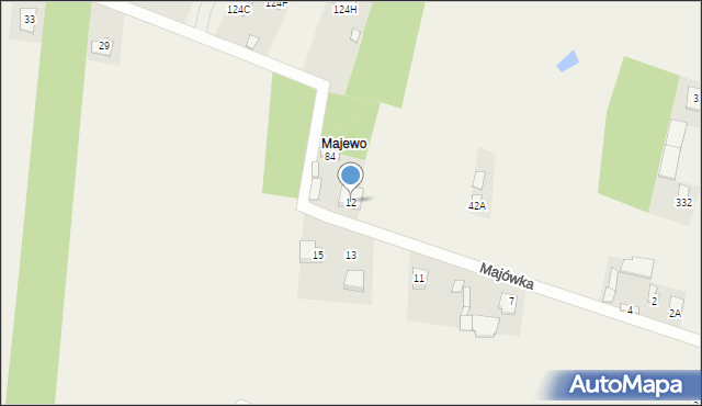 Maliszów, Majówka, 12, mapa Maliszów