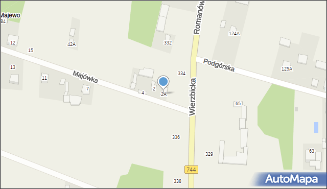 Maliszów, Majówka, 2A, mapa Maliszów