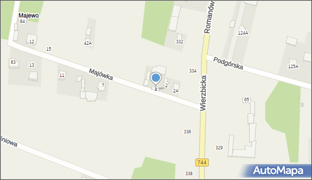 Maliszów, Majówka, 4, mapa Maliszów