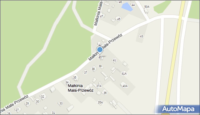 Małkinia Mała-Przewóz, Małkinia Mała-Przewóz, 40, mapa Małkinia Mała-Przewóz