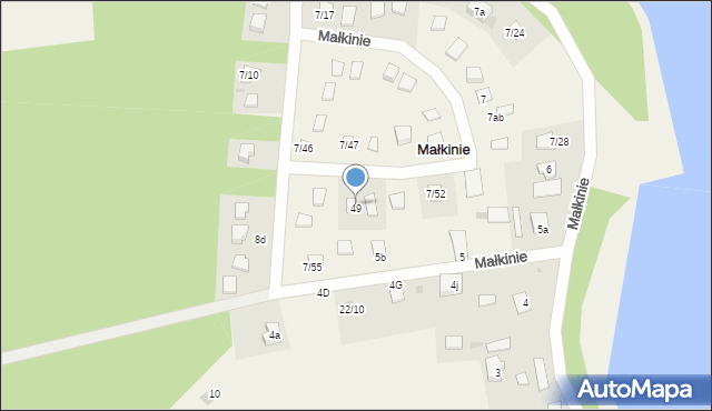 Małkinie, Małkinie, 7/49, mapa Małkinie