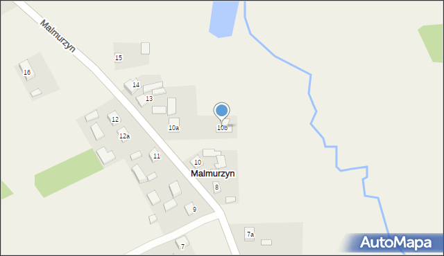 Malmurzyn, Malmurzyn, 10b, mapa Malmurzyn