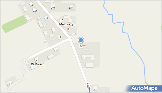 Malmurzyn, Malmurzyn, 7a, mapa Malmurzyn