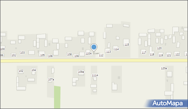 Małochwiej Duży, Małochwiej Duży, 111, mapa Małochwiej Duży