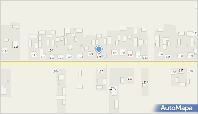 Małochwiej Duży, Małochwiej Duży, 125, mapa Małochwiej Duży