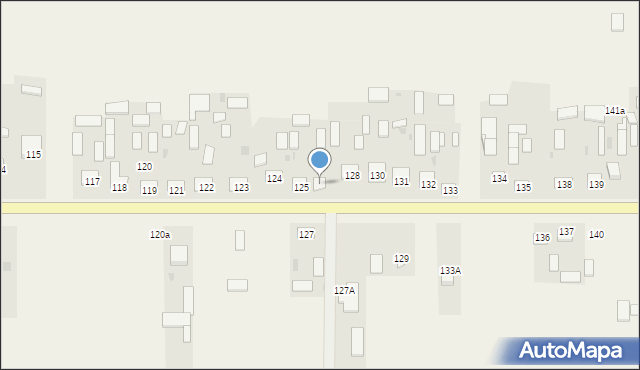 Małochwiej Duży, Małochwiej Duży, 126, mapa Małochwiej Duży