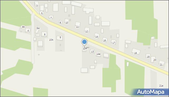 Małochwiej Duży, Małochwiej Duży, 12A, mapa Małochwiej Duży