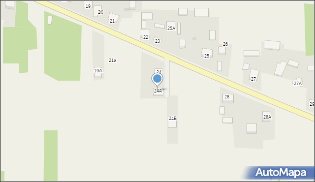 Małochwiej Duży, Małochwiej Duży, 24A, mapa Małochwiej Duży