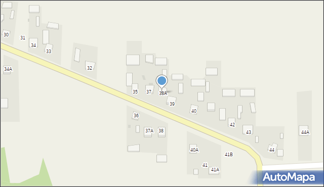 Małochwiej Duży, Małochwiej Duży, 38A, mapa Małochwiej Duży