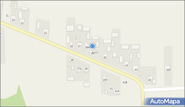 Małochwiej Duży, Małochwiej Duży, 39, mapa Małochwiej Duży