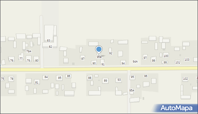 Małochwiej Duży, Małochwiej Duży, 90a, mapa Małochwiej Duży