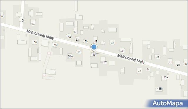Małochwiej Mały, Małochwiej Mały, 49, mapa Małochwiej Mały